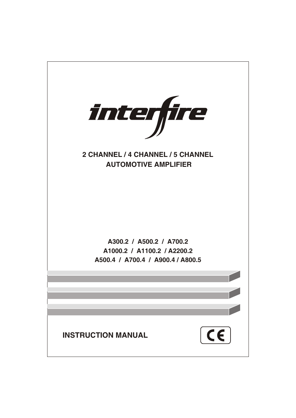 Interfire Audio A900.4 User Manual | 17 pages