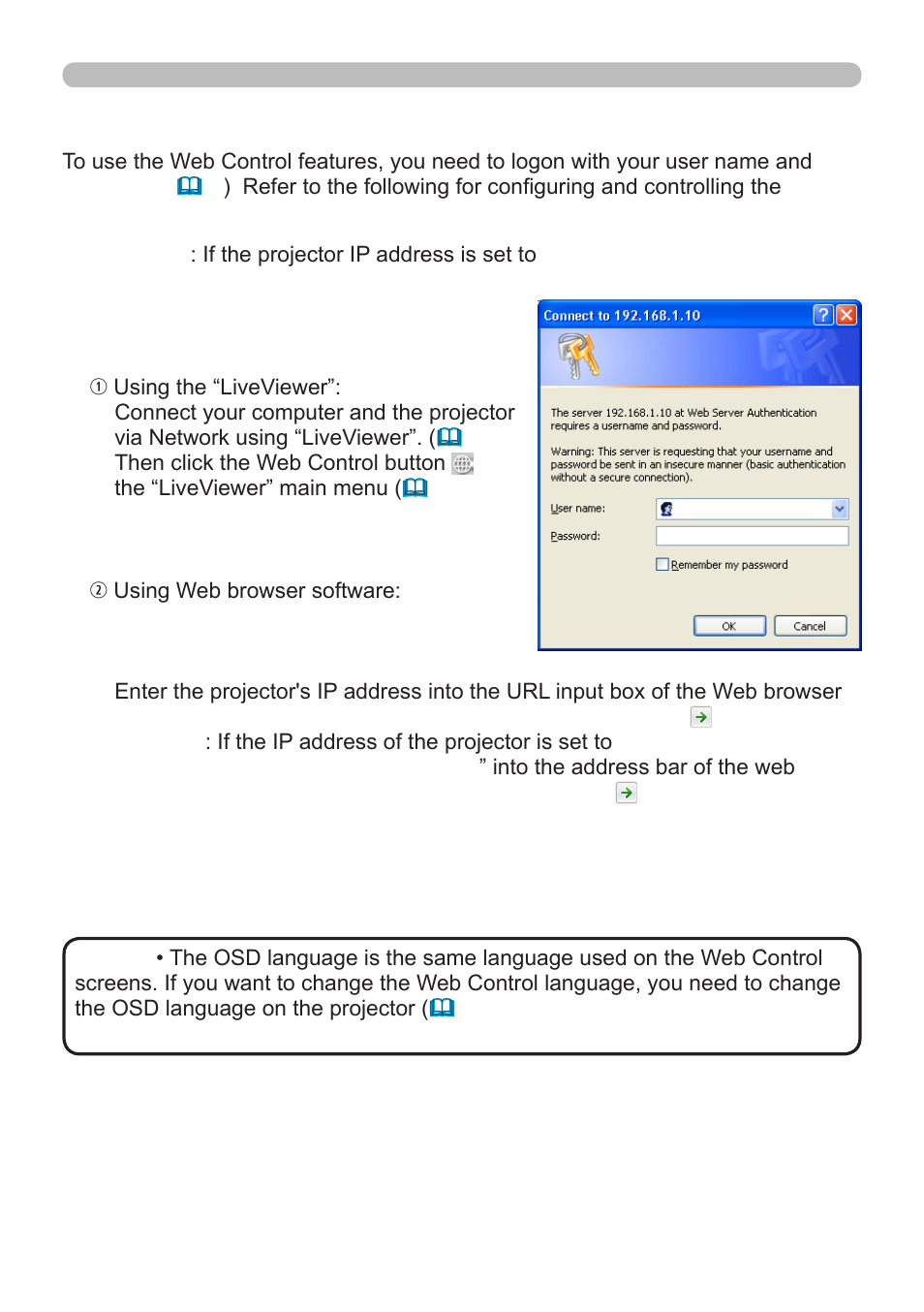 1 logon | InFocus IN5122 User Manual | Page 48 / 89