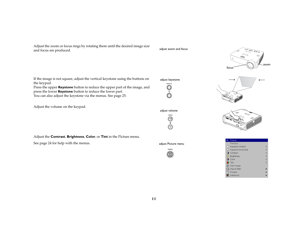 InFocus IN37 User Manual | Page 12 / 39