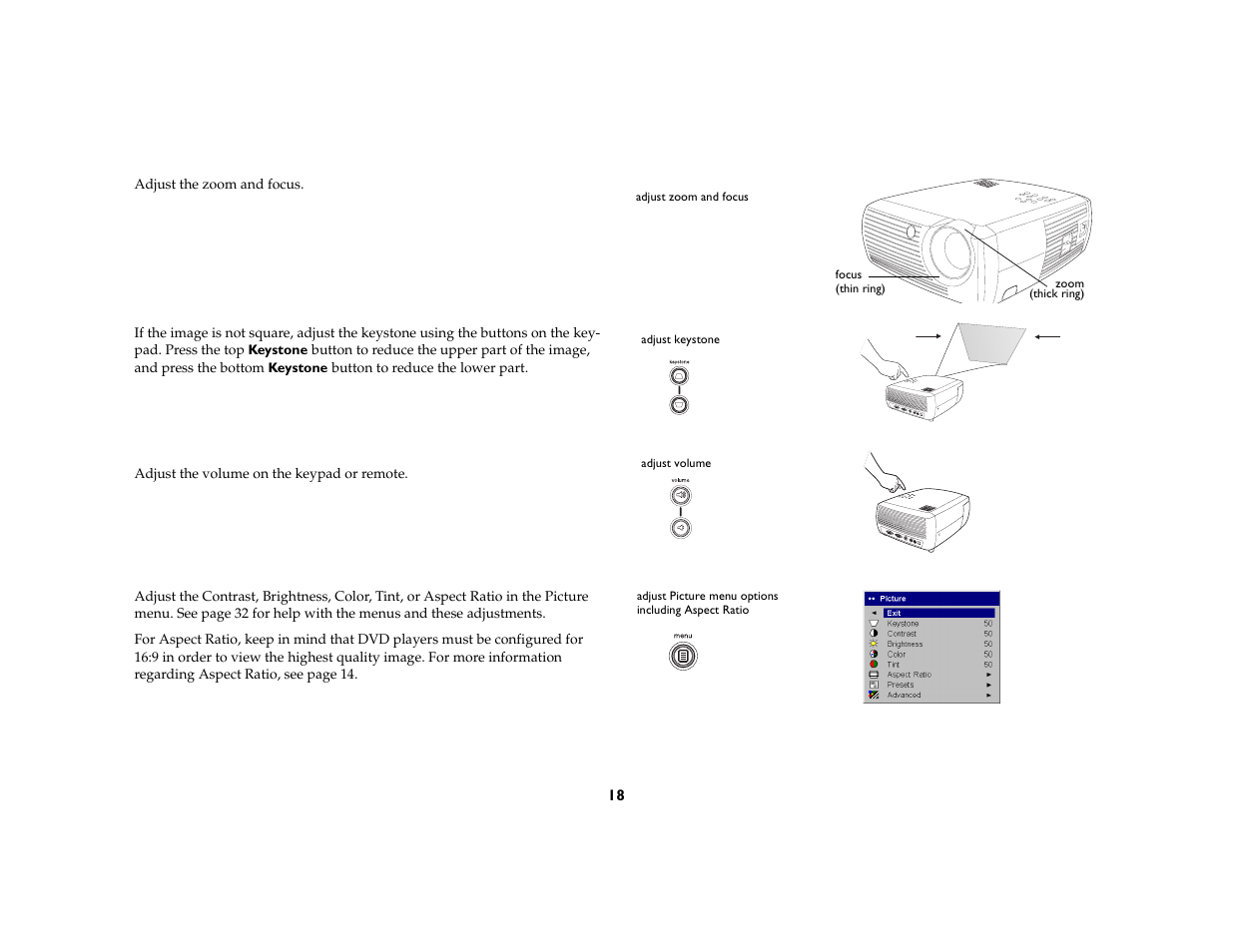 InFocus X1 User Manual | Page 18 / 49