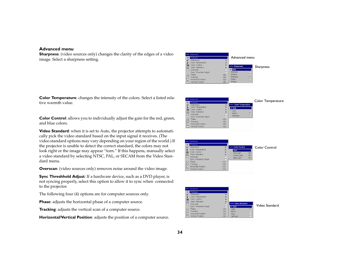 InFocus X1 User Manual | Page 34 / 49