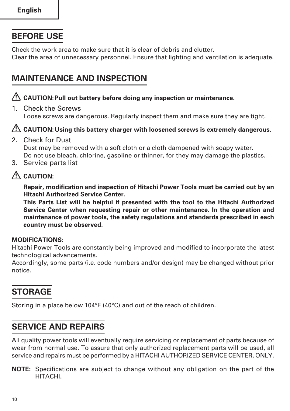 Before use, Maintenance and inspection, Storage | Service and repairs | InFocus UC 18SD User Manual | Page 10 / 32