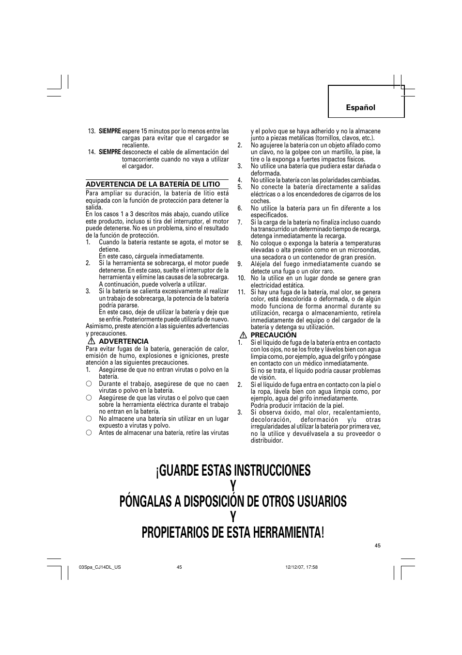 InFocus CJ 14DL User Manual | Page 45 / 64