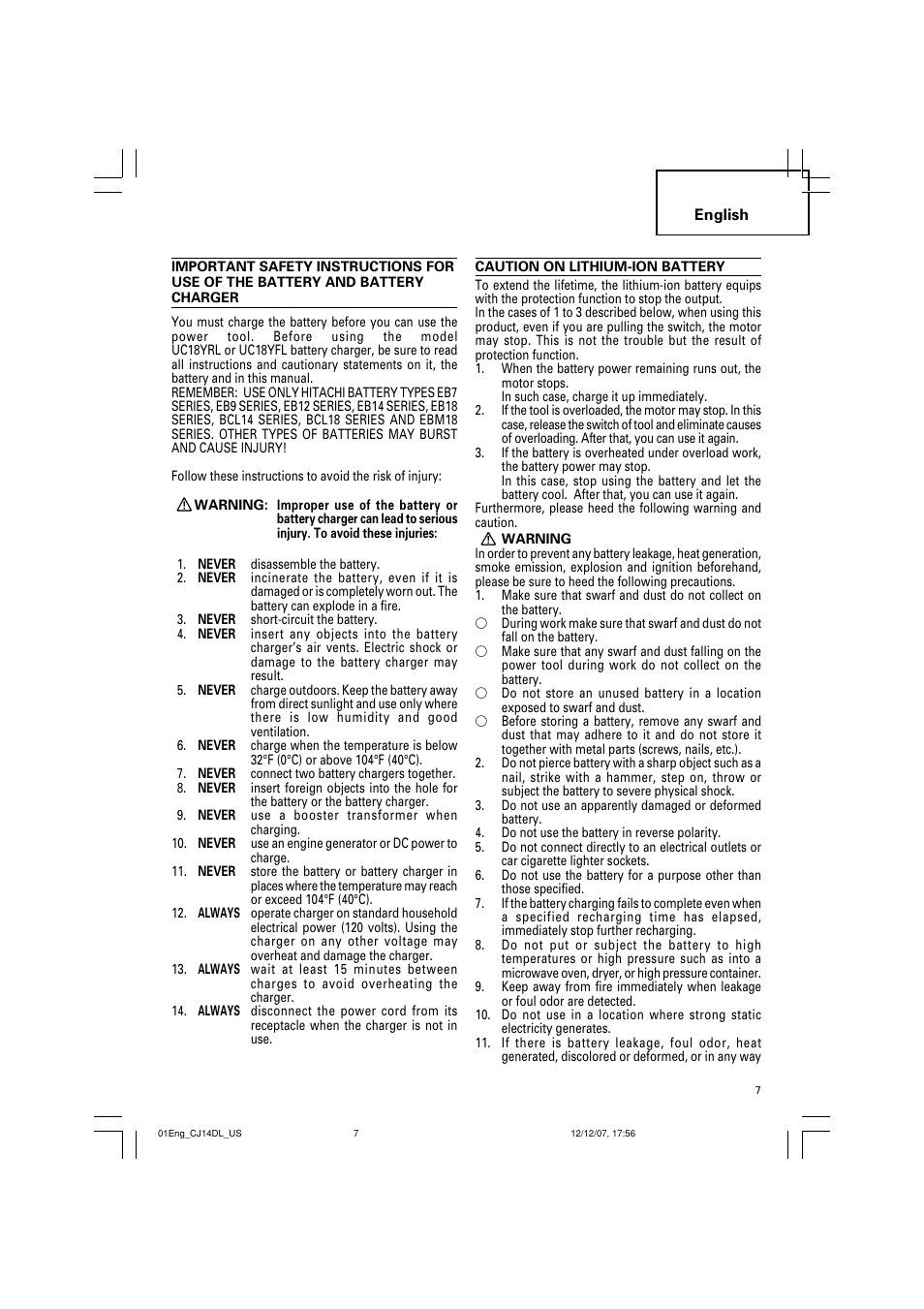 InFocus CJ 14DL User Manual | Page 7 / 64