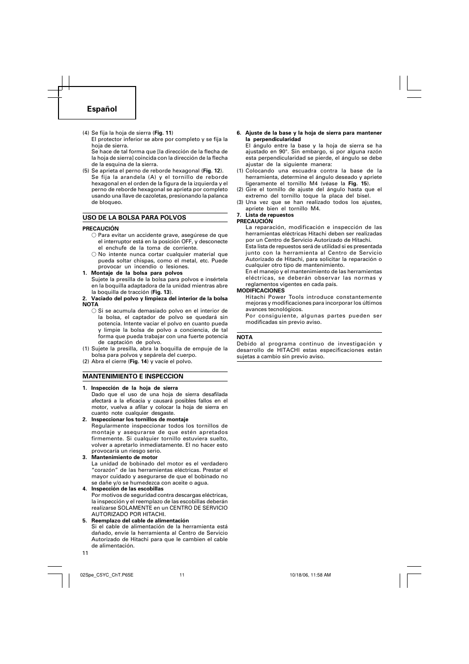 Español | InFocus C 5YC User Manual | Page 12 / 22