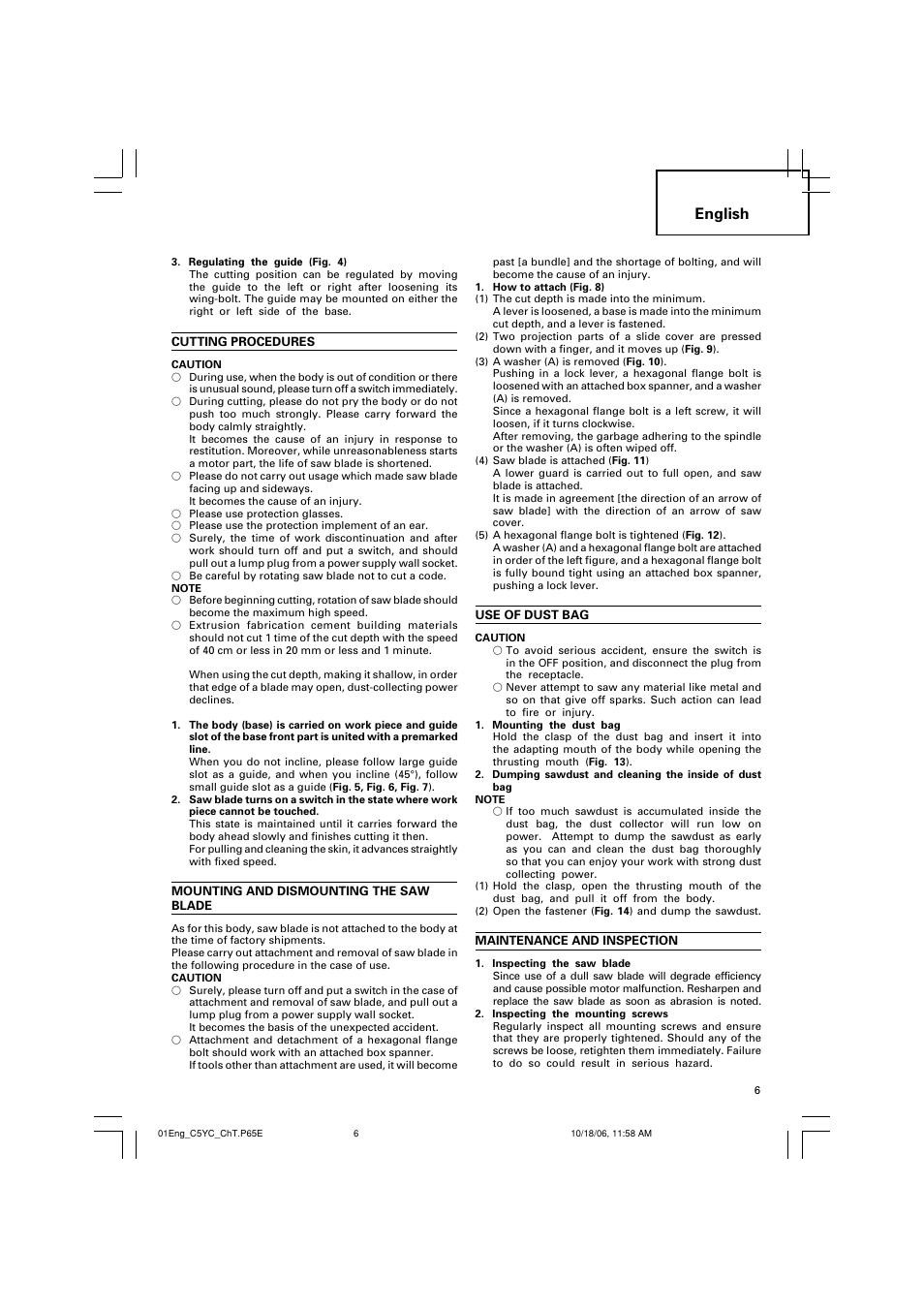 English | InFocus C 5YC User Manual | Page 7 / 22