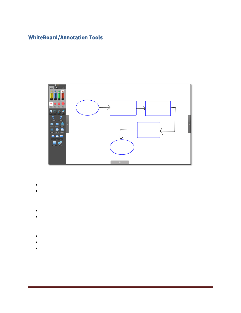 Whiteboard/annotation tools | InFocus INF5520 User Manual | Page 33 / 62