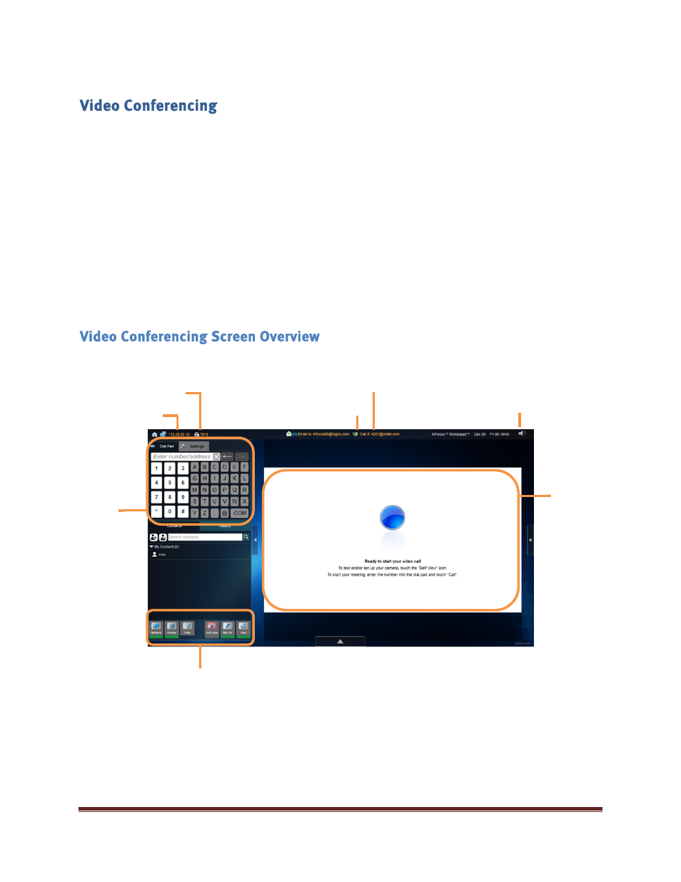 Video conferencing | InFocus INF5520 User Manual | Page 35 / 62