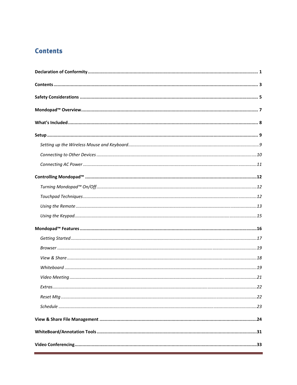 InFocus INF5520 User Manual | Page 5 / 62