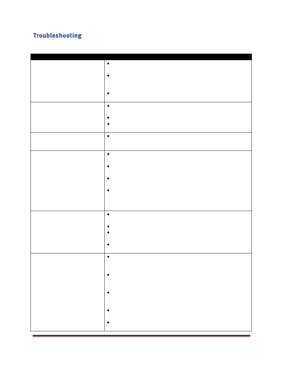 Troubleshooting | InFocus INF5520 User Manual | Page 53 / 62