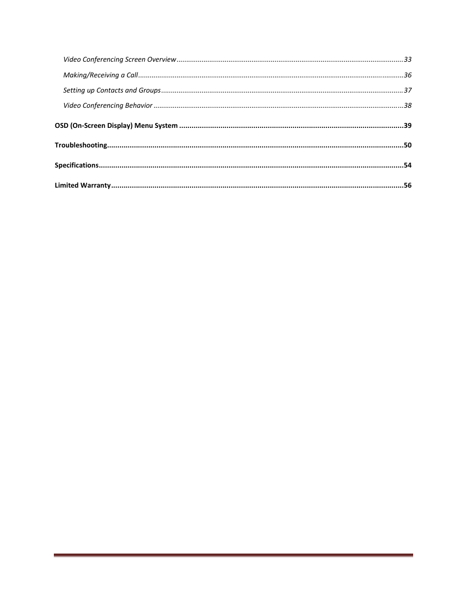 InFocus INF5520 User Manual | Page 6 / 62