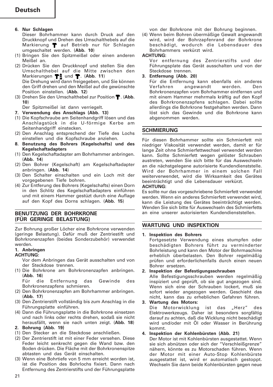 Deutsch | InFocus DH 24PC User Manual | Page 22 / 66