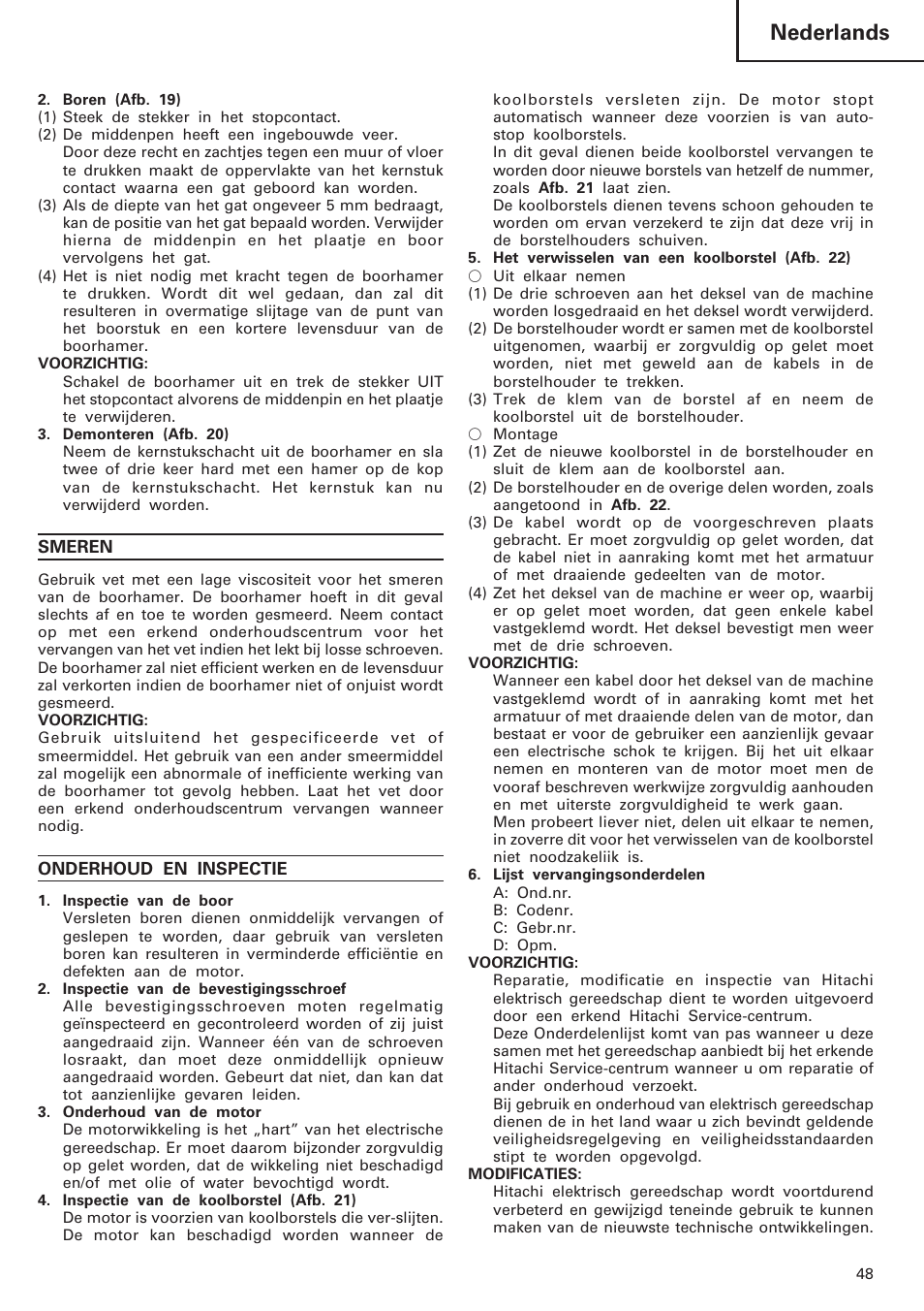 Nederlands | InFocus DH 24PC User Manual | Page 49 / 66