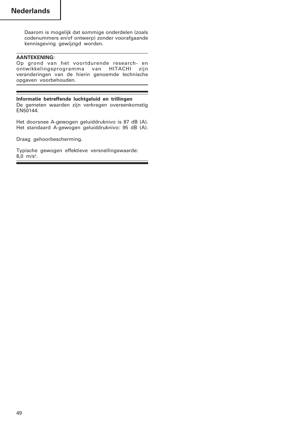 Nederlands | InFocus DH 24PC User Manual | Page 50 / 66