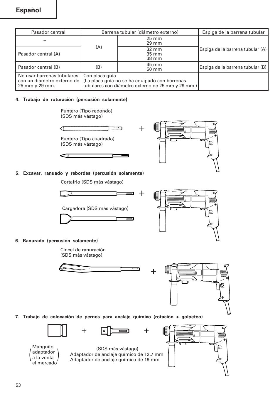 Español | InFocus DH 24PC User Manual | Page 54 / 66