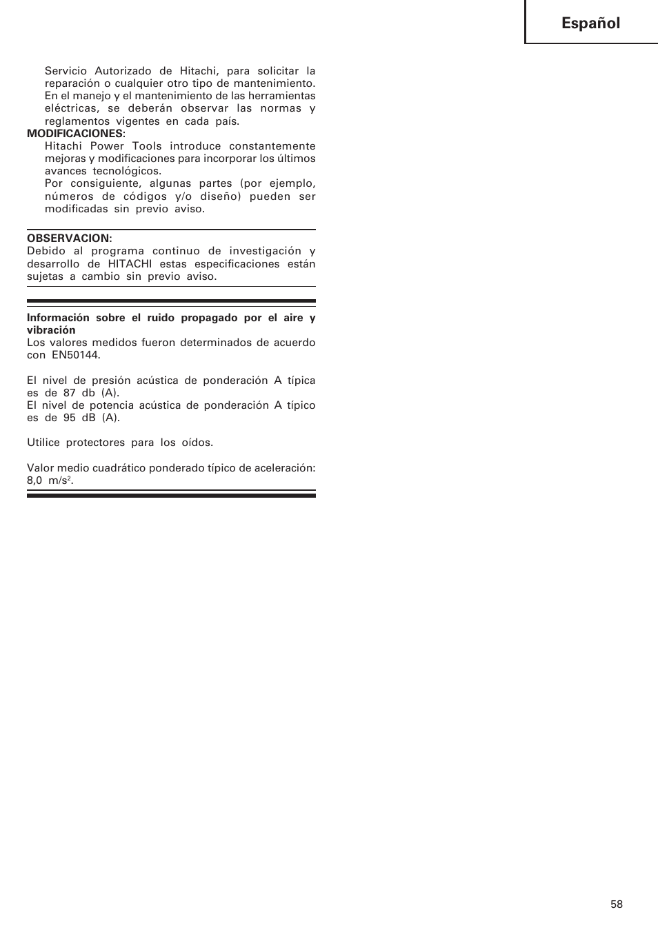 Español | InFocus DH 24PC User Manual | Page 59 / 66