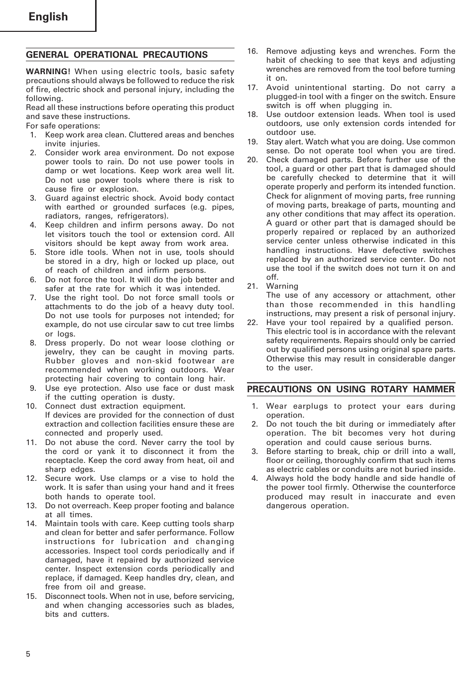 English | InFocus DH 24PC User Manual | Page 6 / 66