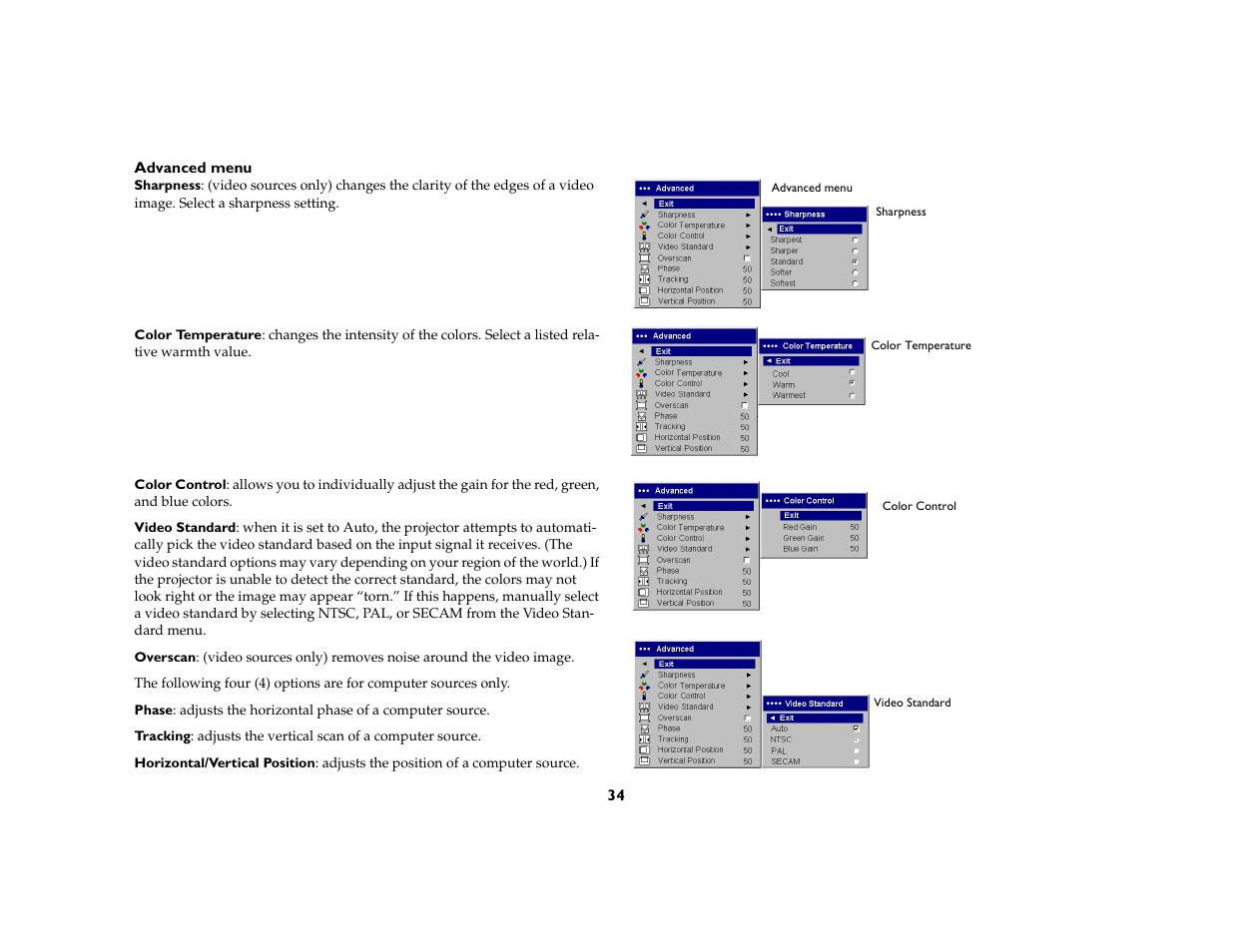 InFocus X1 User Manual | Page 35 / 50