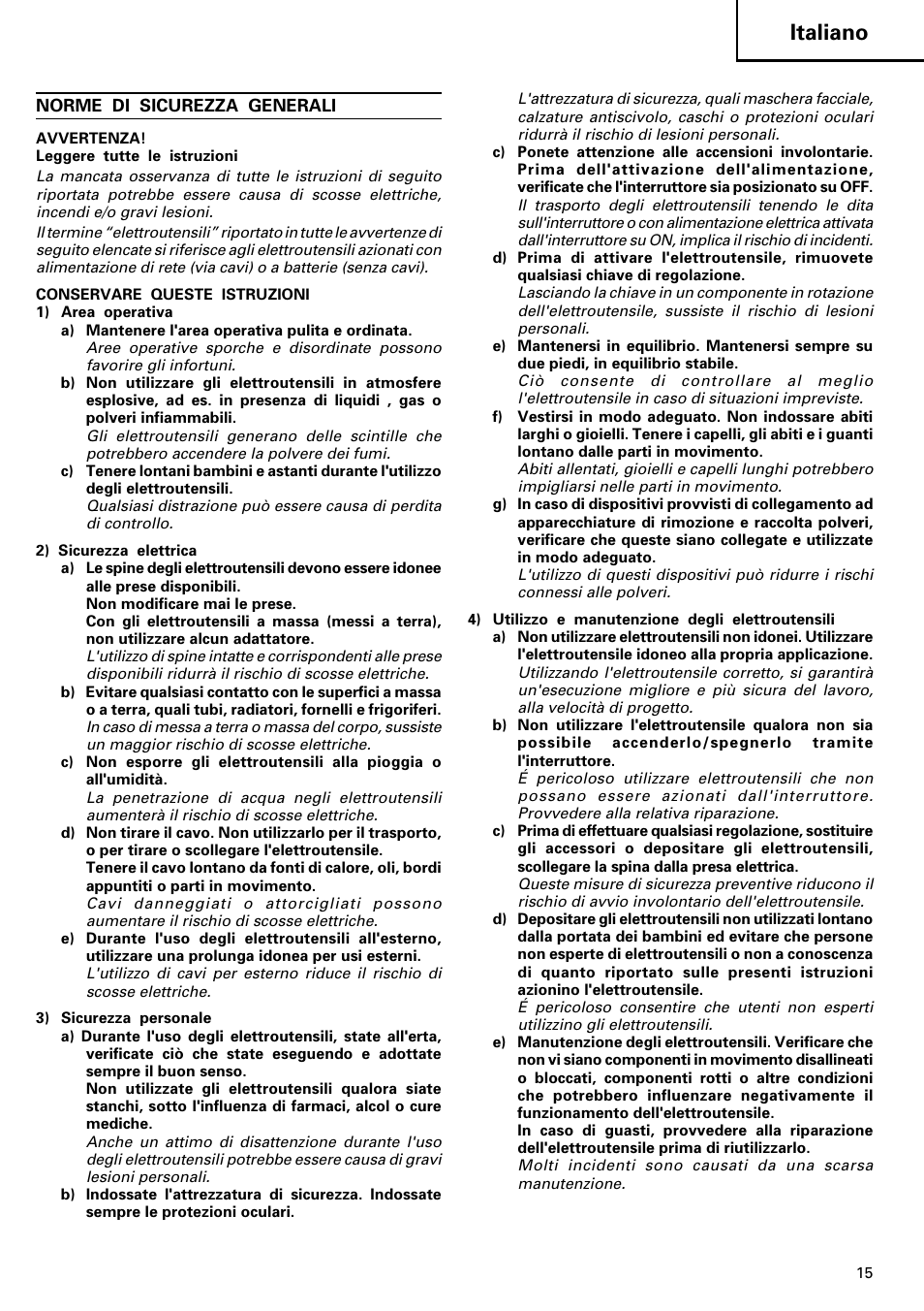 Italiano | InFocus H 60KA User Manual | Page 16 / 33