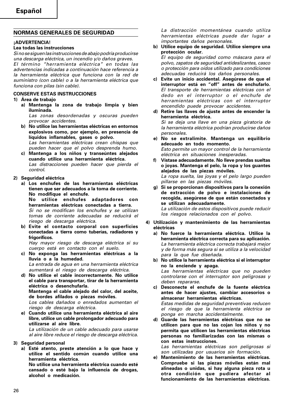 Español | InFocus F C J 65V User Manual | Page 28 / 38