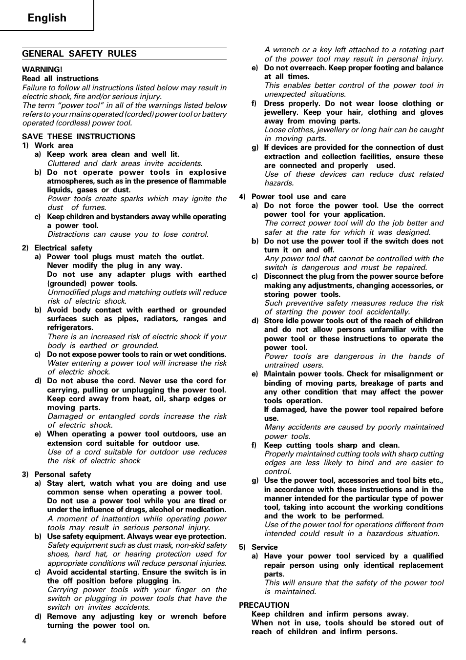 English | InFocus F C J 65V User Manual | Page 6 / 38