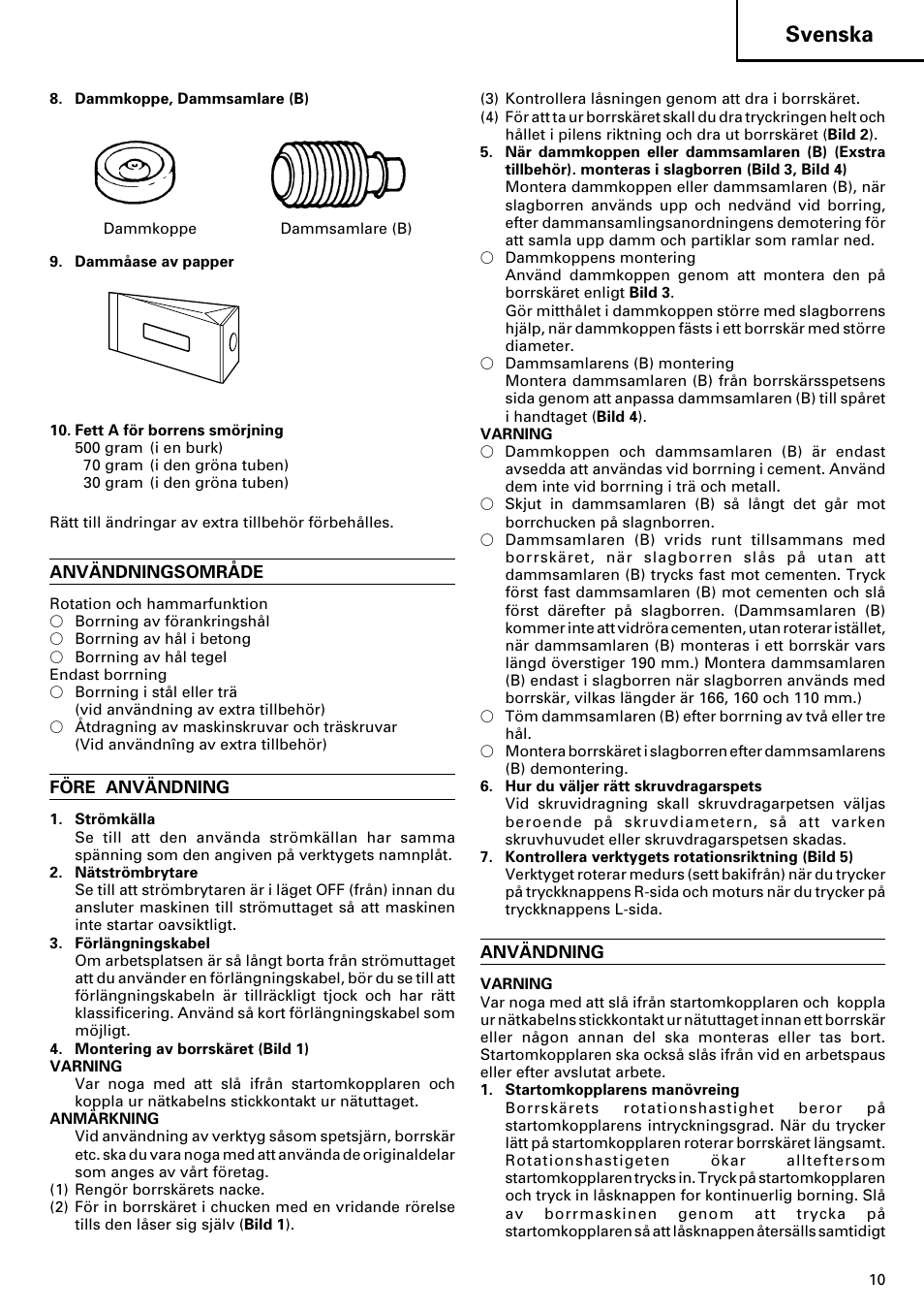 Svenska | InFocus DH 24PD2 User Manual | Page 11 / 46