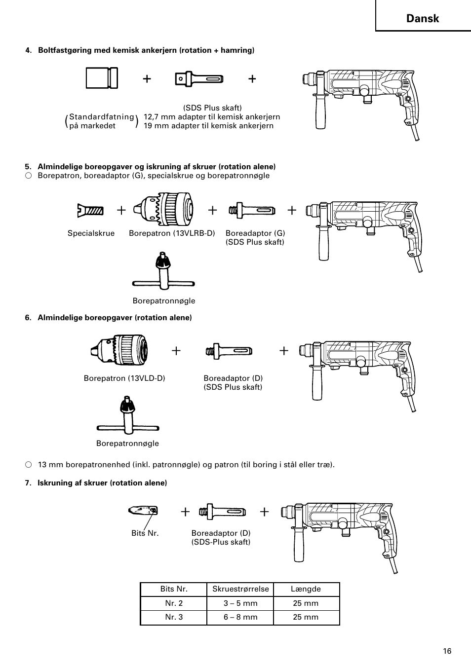 Dansk | InFocus DH 24PD2 User Manual | Page 17 / 46