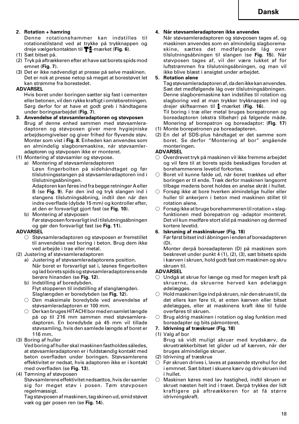 Dansk | InFocus DH 24PD2 User Manual | Page 19 / 46