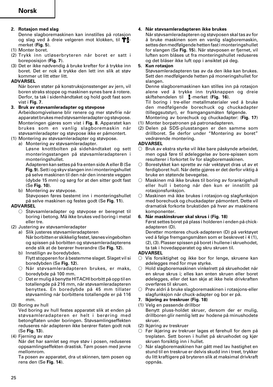 Norsk | InFocus DH 24PD2 User Manual | Page 26 / 46