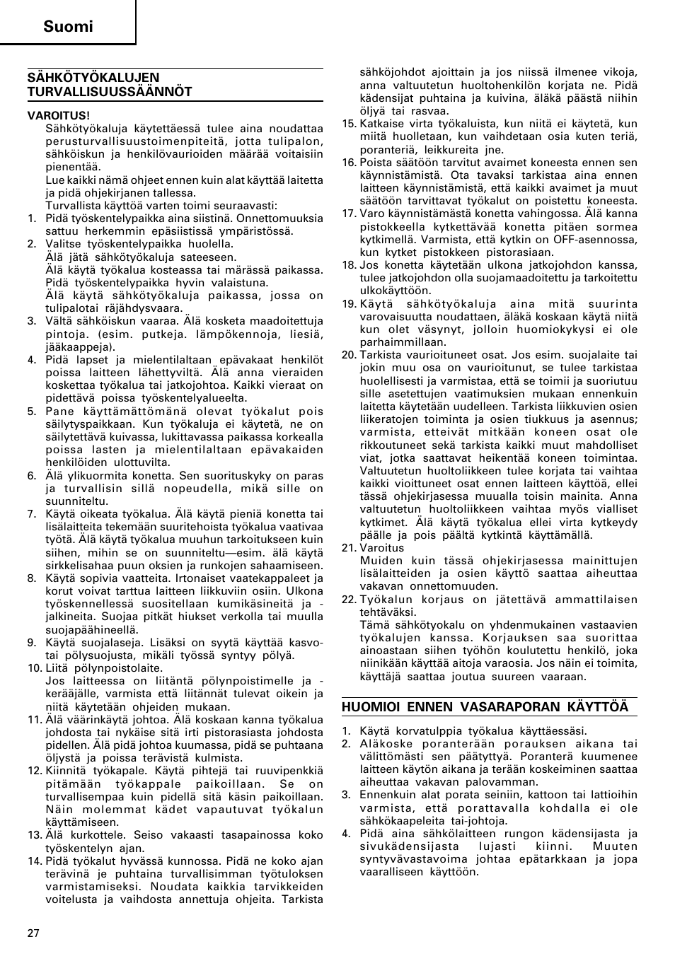 Suomi | InFocus DH 24PD2 User Manual | Page 28 / 46