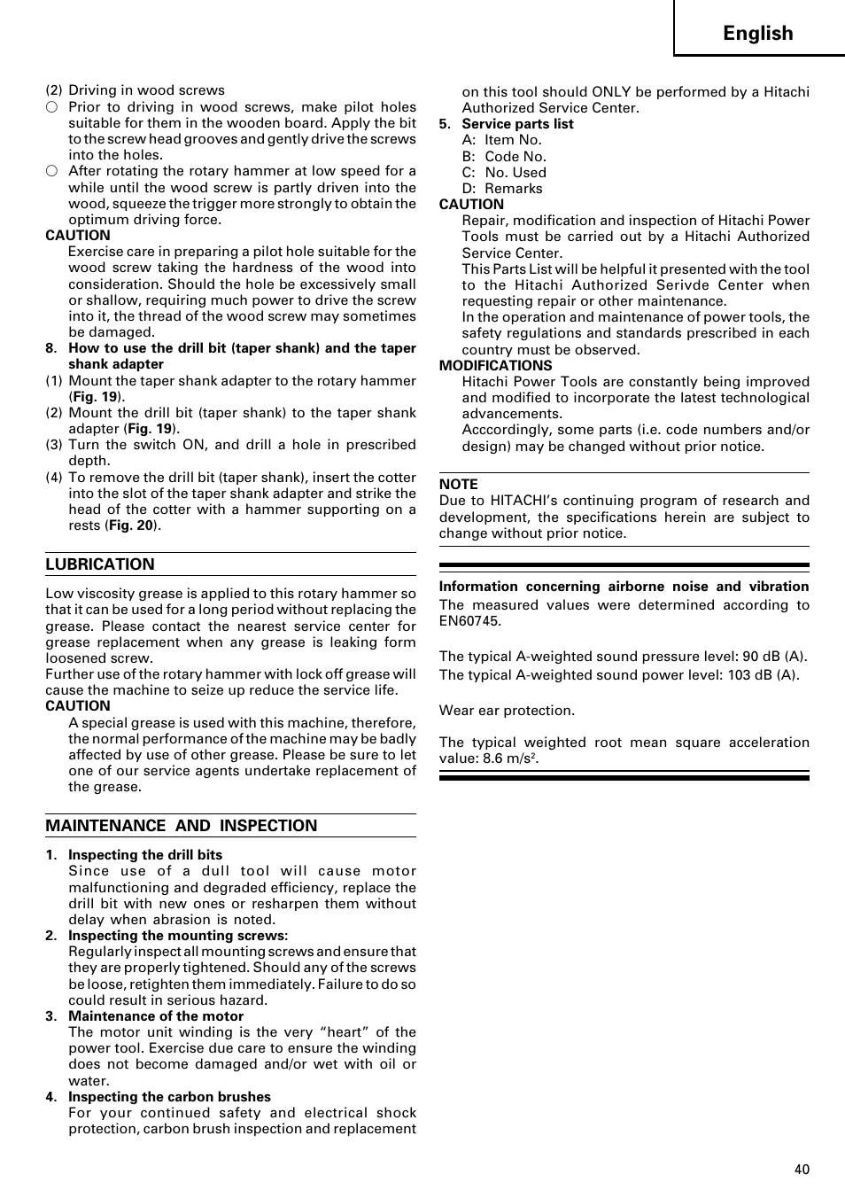 English | InFocus DH 24PD2 User Manual | Page 41 / 46