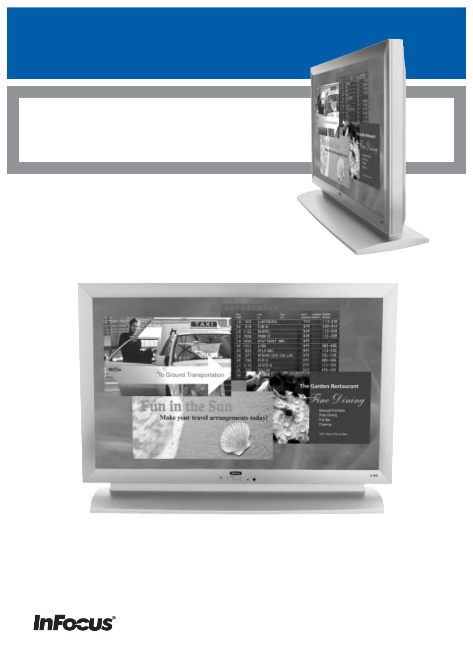 InFocus TD40 PAL User Manual | 55 pages