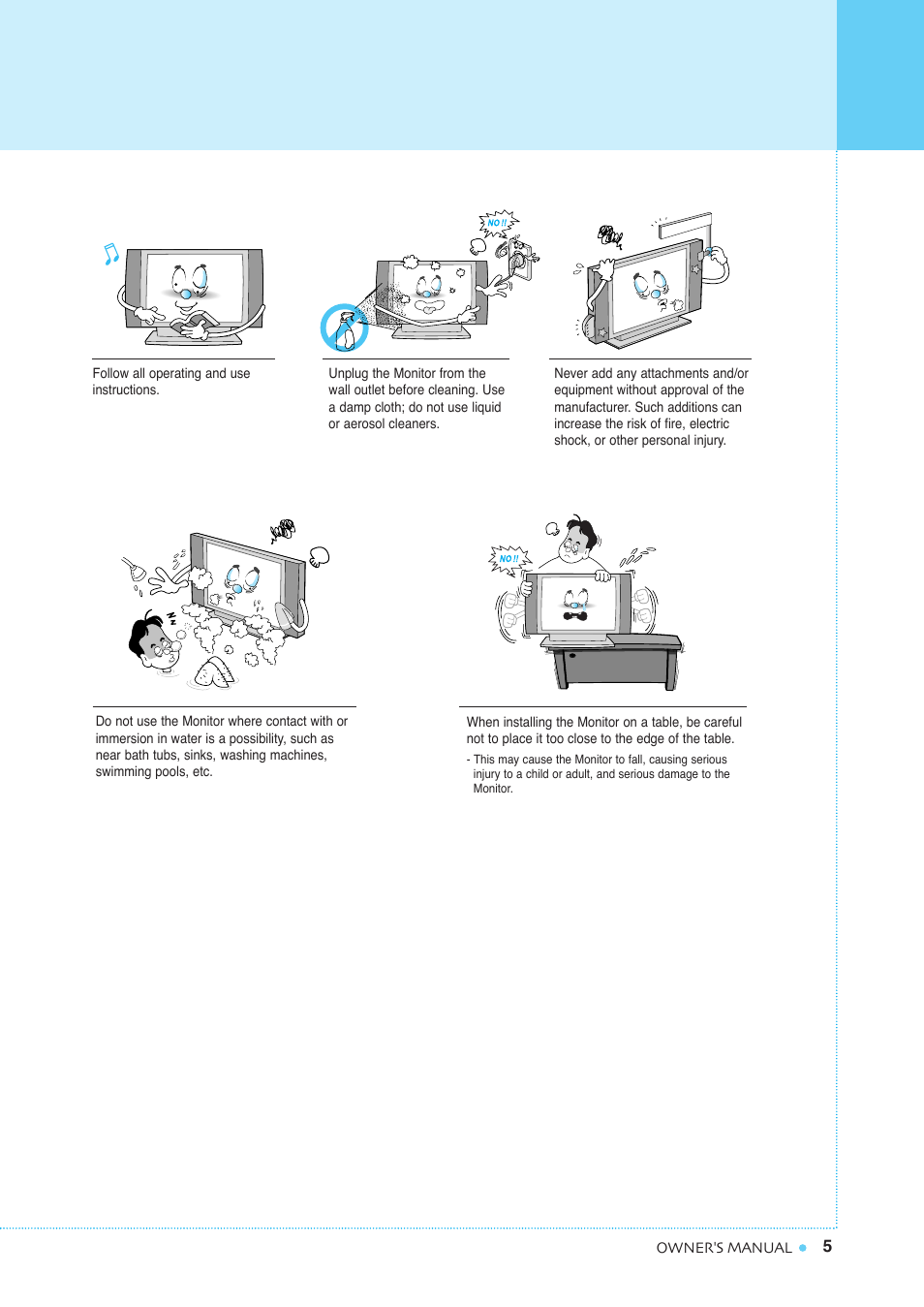 Important safety information | InFocus TD40 PAL User Manual | Page 6 / 55