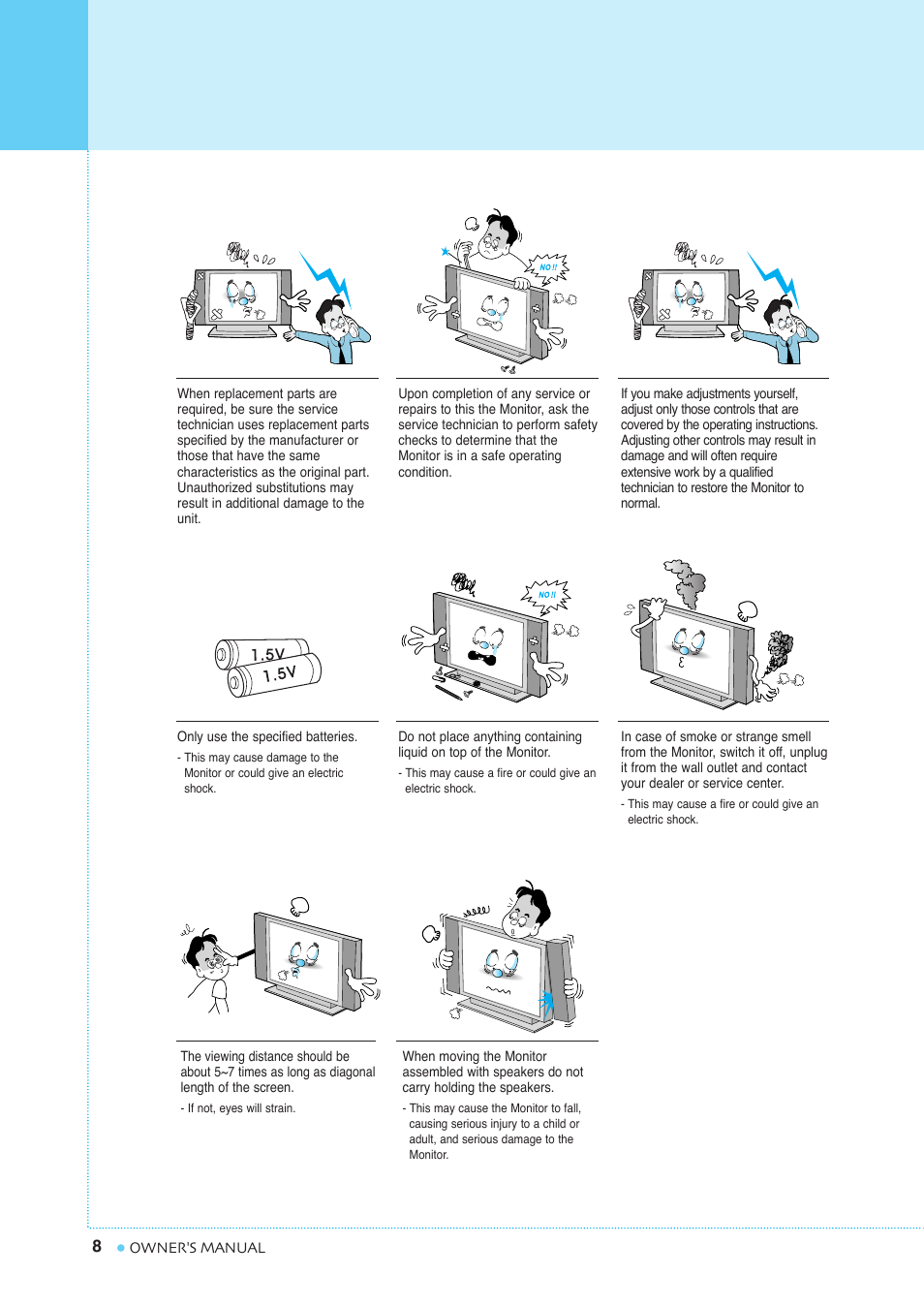 Important safety information | InFocus TD40 PAL User Manual | Page 9 / 55