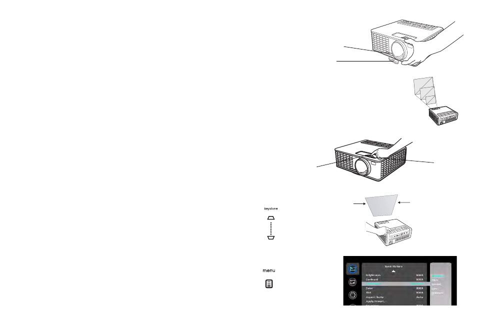 Adjusting the image | InFocus IN1503 User Manual | Page 11 / 40