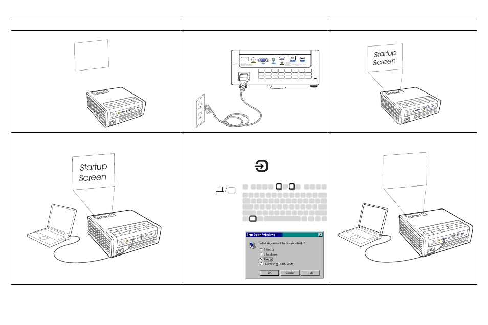 Startup screen | InFocus IN1503 User Manual | Page 15 / 40