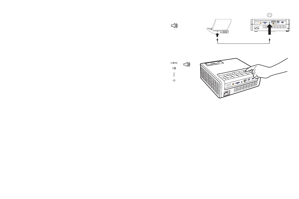 Using the audio | InFocus IN1503 User Manual | Page 23 / 40