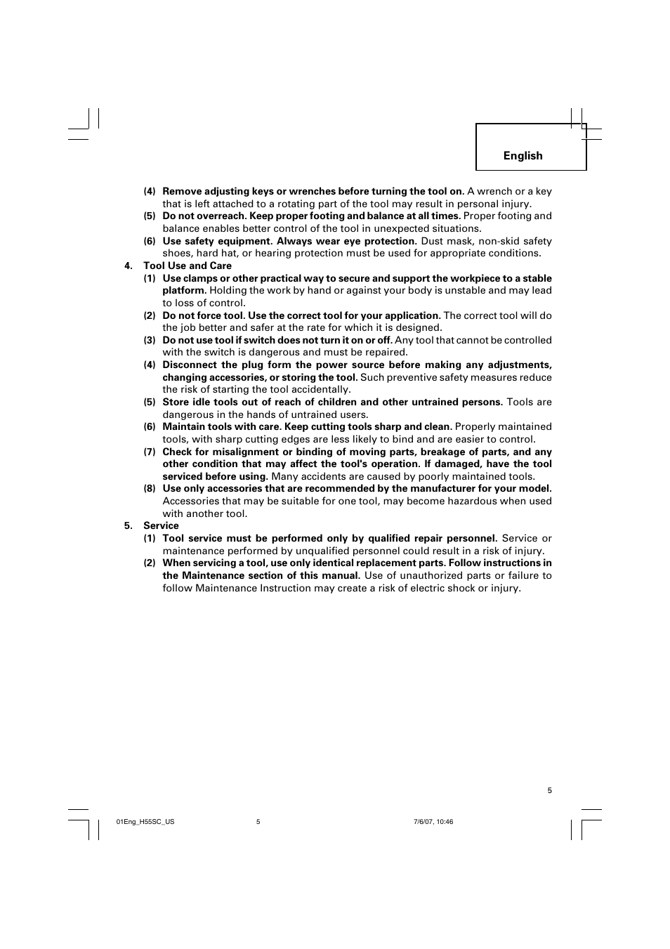 InFocus H55SC User Manual | Page 5 / 48