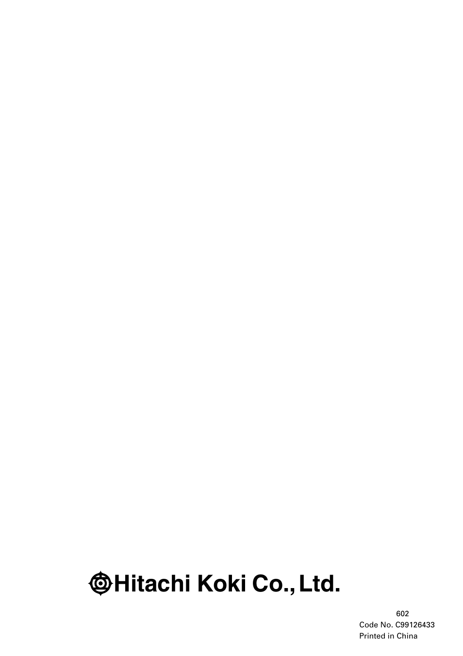 Hitachi koki co., ltd | InFocus FDV 16VB2 User Manual | Page 17 / 17