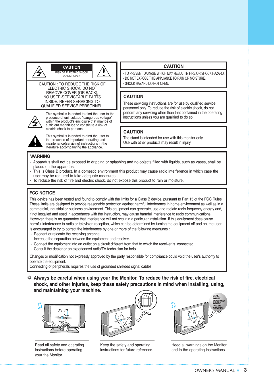 Caution | InFocus TD40 NTSC User Manual | Page 4 / 53