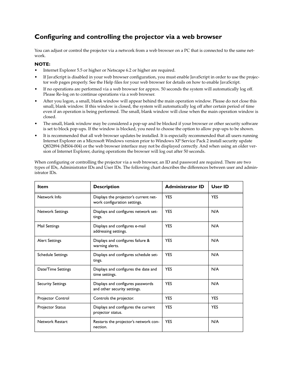 InFocus IN5100 User Manual | Page 3 / 18