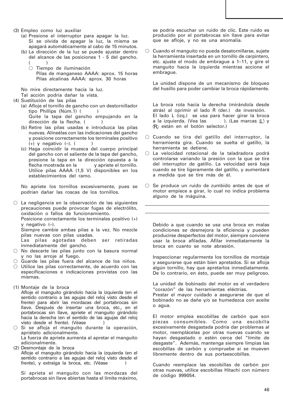 Español | InFocus DS 14DAL User Manual | Page 47 / 70