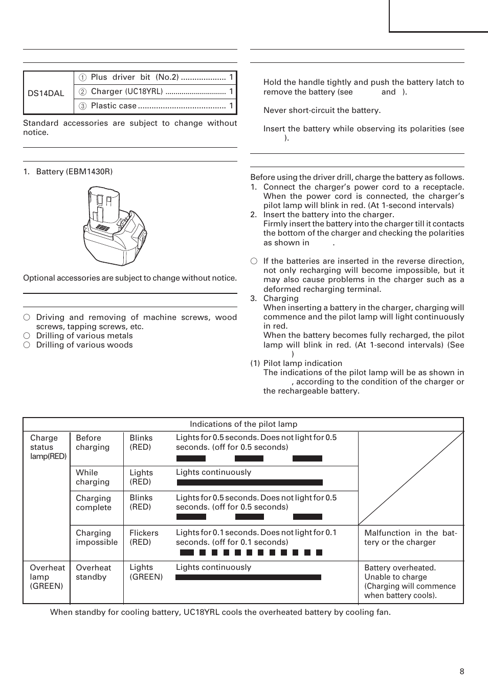 English | InFocus DS 14DAL User Manual | Page 9 / 70