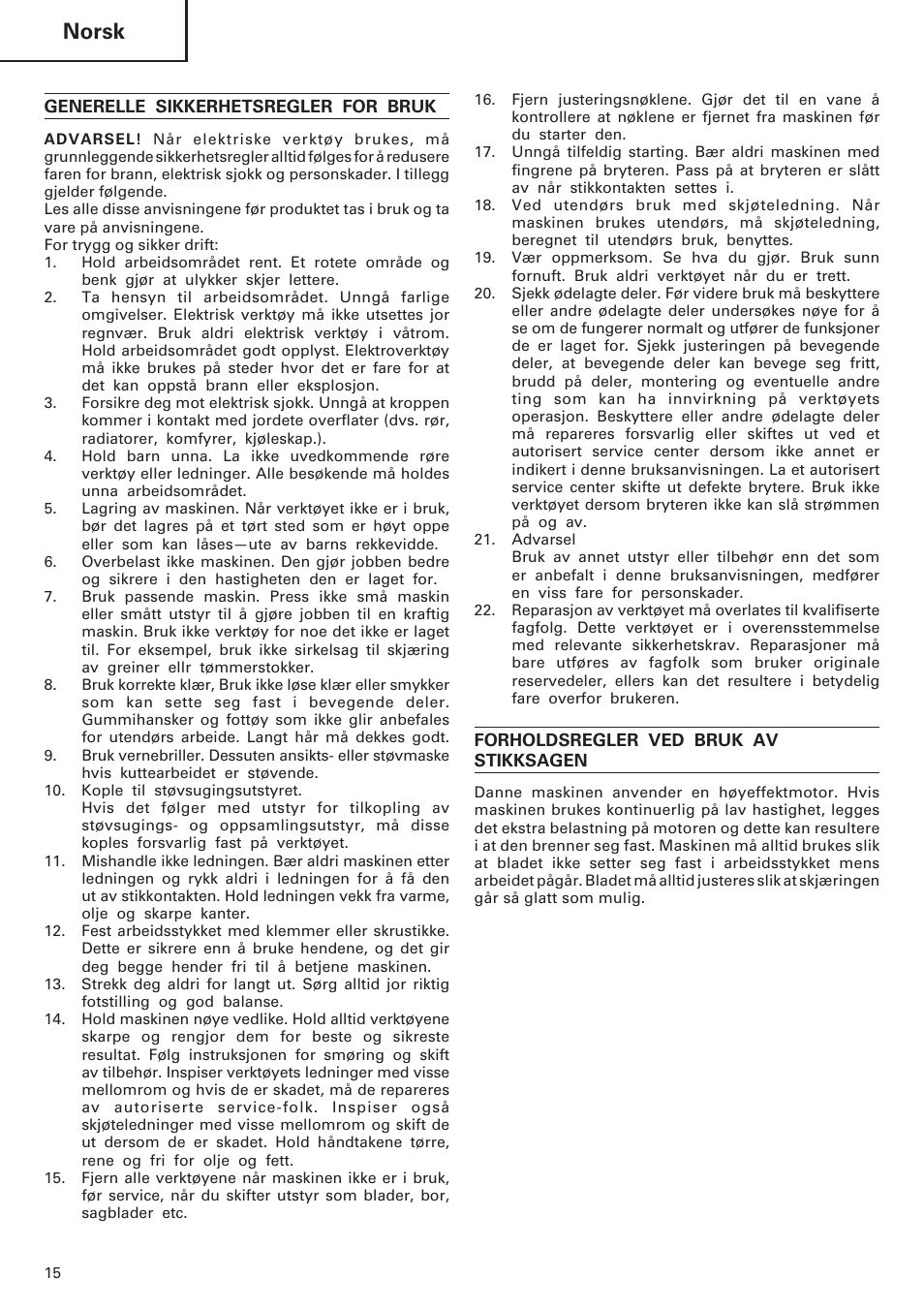 Norsk | InFocus CJ120VA User Manual | Page 16 / 34
