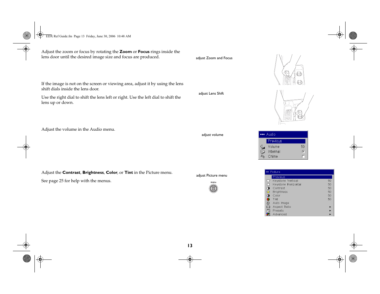 InFocus IN42ff User Manual | Page 14 / 49