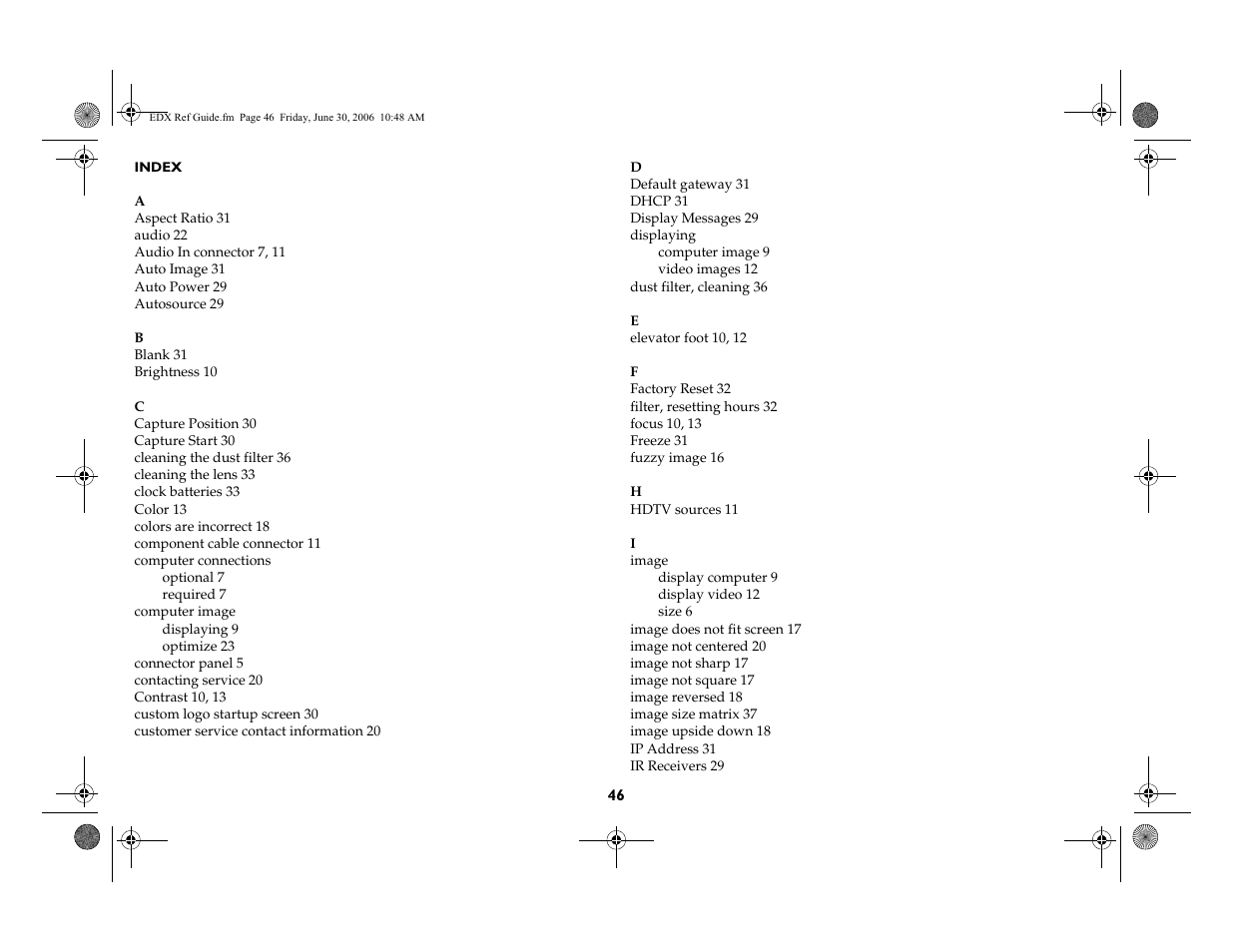 InFocus IN42ff User Manual | Page 47 / 49
