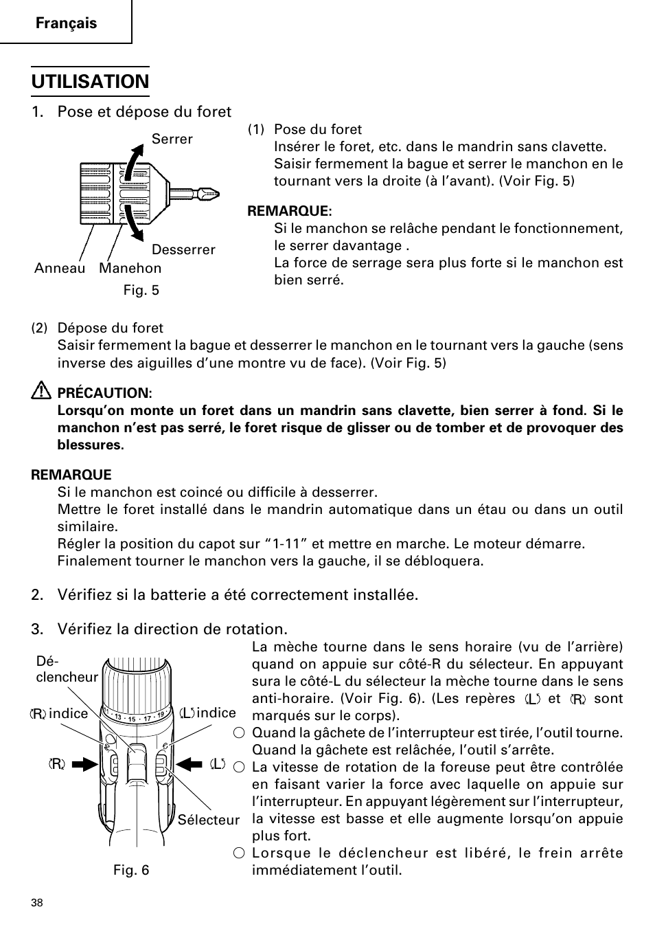 Utilisation | InFocus DS 14DVF User Manual | Page 38 / 68