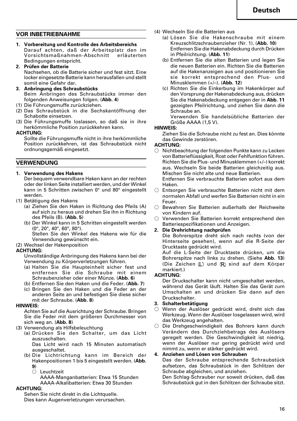 Deutsch | InFocus WH14DM User Manual | Page 17 / 66