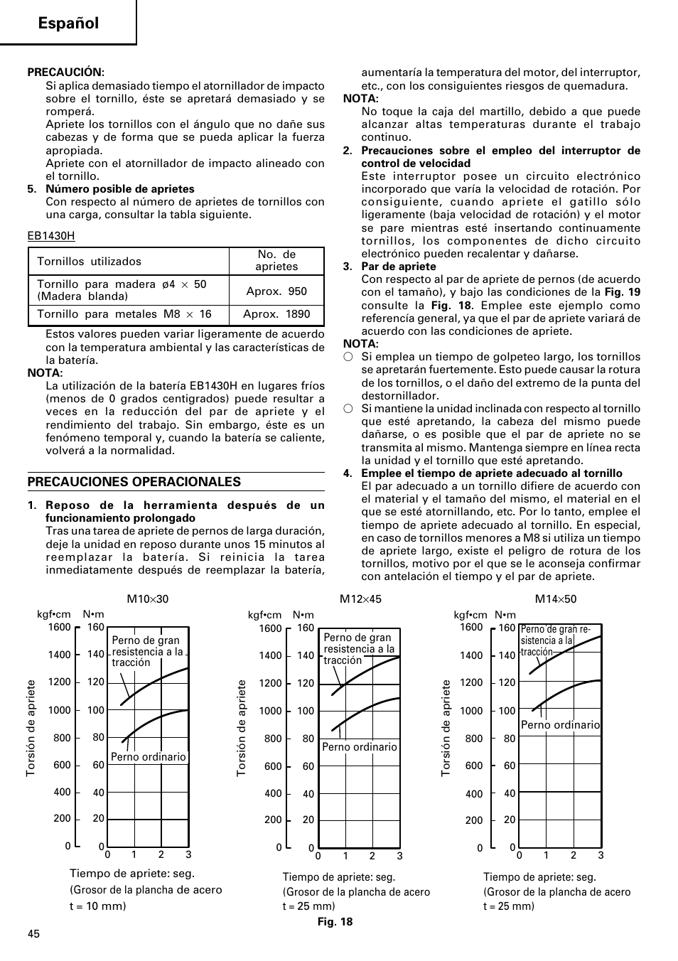 Español, Precauciones operacionales | InFocus WH14DM User Manual | Page 46 / 66