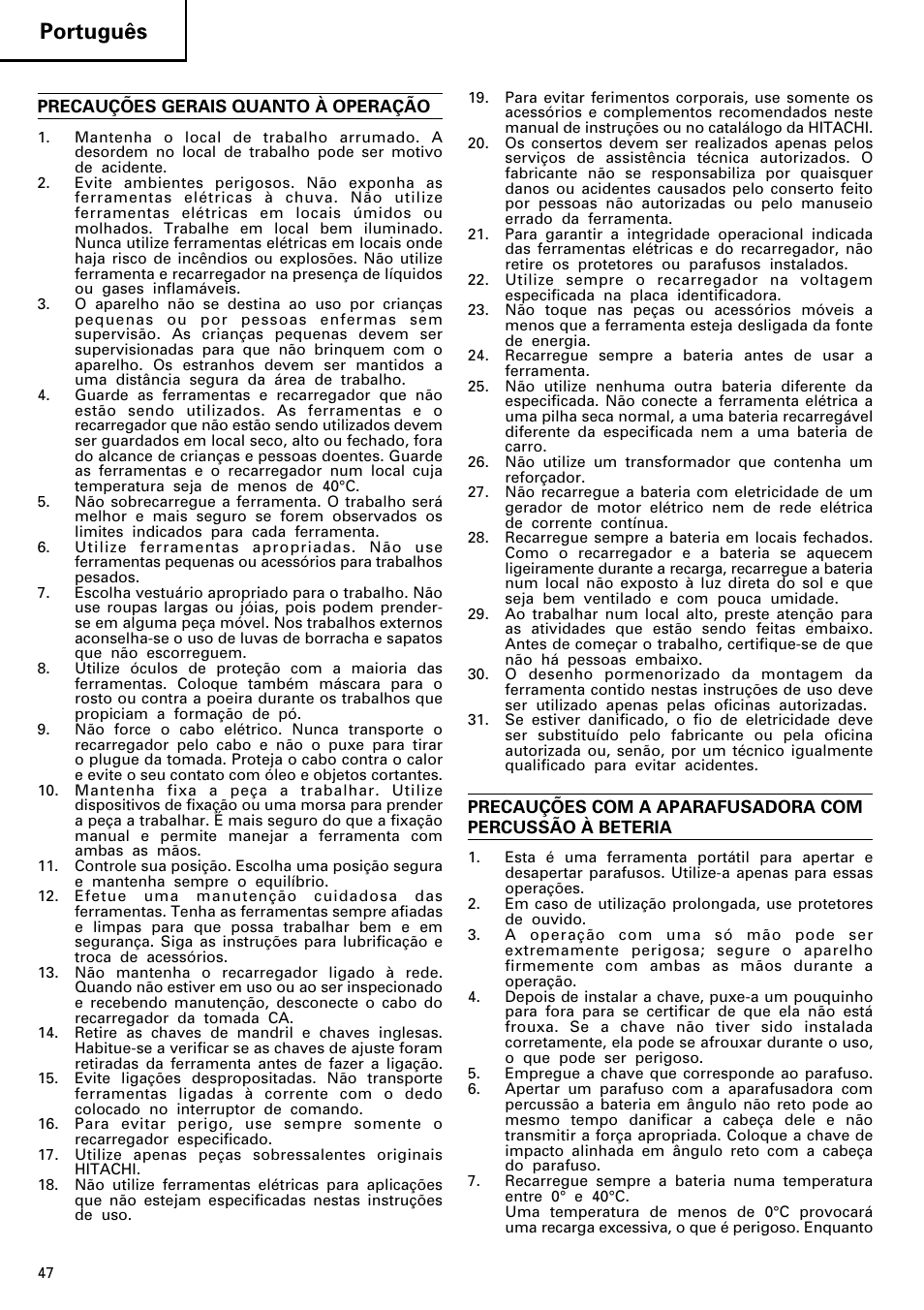 Português | InFocus WH14DM User Manual | Page 48 / 66